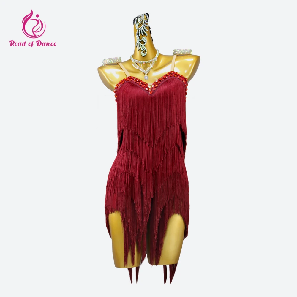 

Latin Dance Skirt Party Evening Dress Womens Suit Elegant Prom Kids Parties Costume Girls Sports Clothes Line Sexy Practice Wear