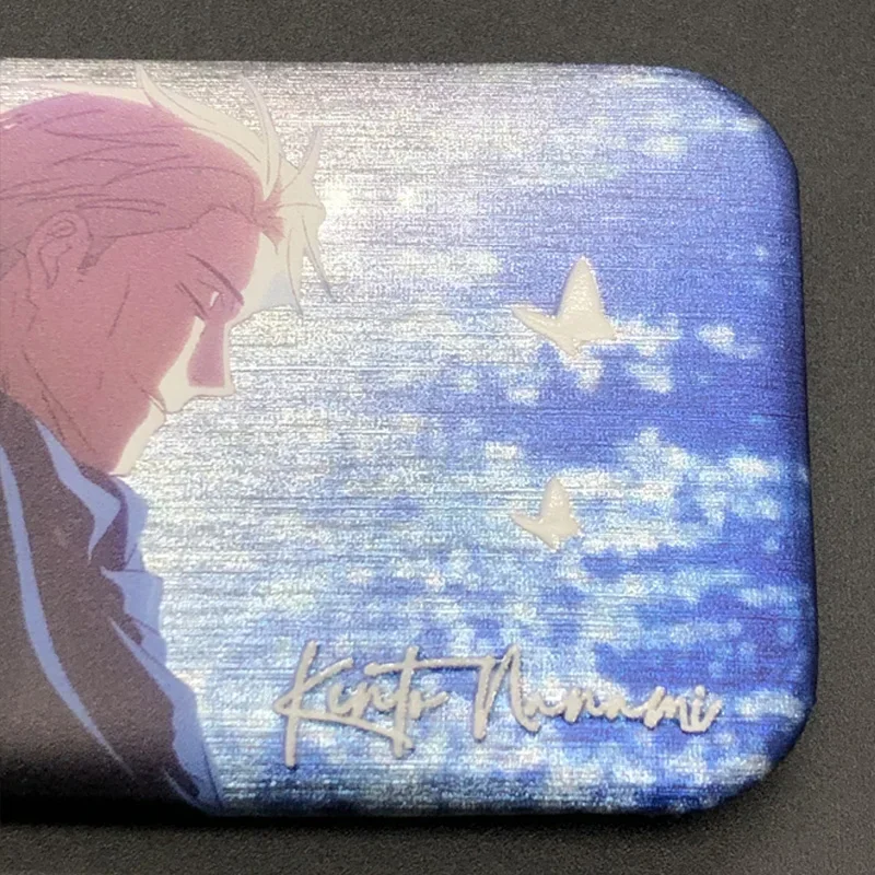 Anime Nanami Kento Cosplay Cartoon Relief Badge Laser Game Ambitus ita-bag Gold Stamping Accessories Decor Toys Collection Gift