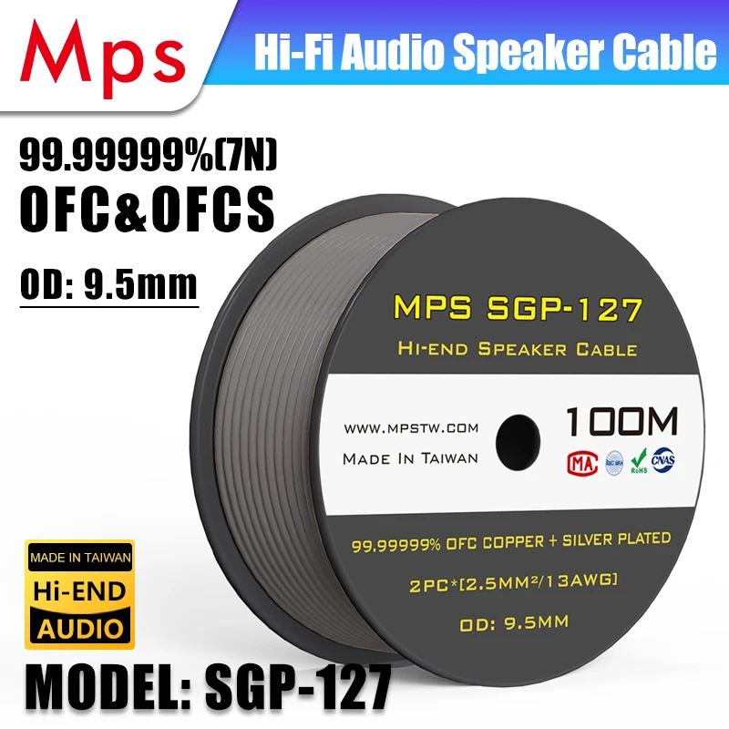 HIFI MPS imported audio cable SGP-127 home theater car audio retrofit audiograde fever level speaker cable