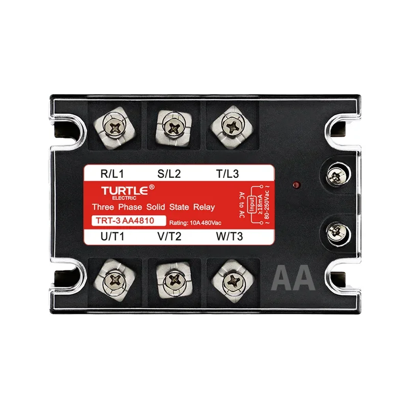 

Three-phase solid state relay 40A220V AC controlled AC SSR Three-phase solid state AC contactor SSR-40AA