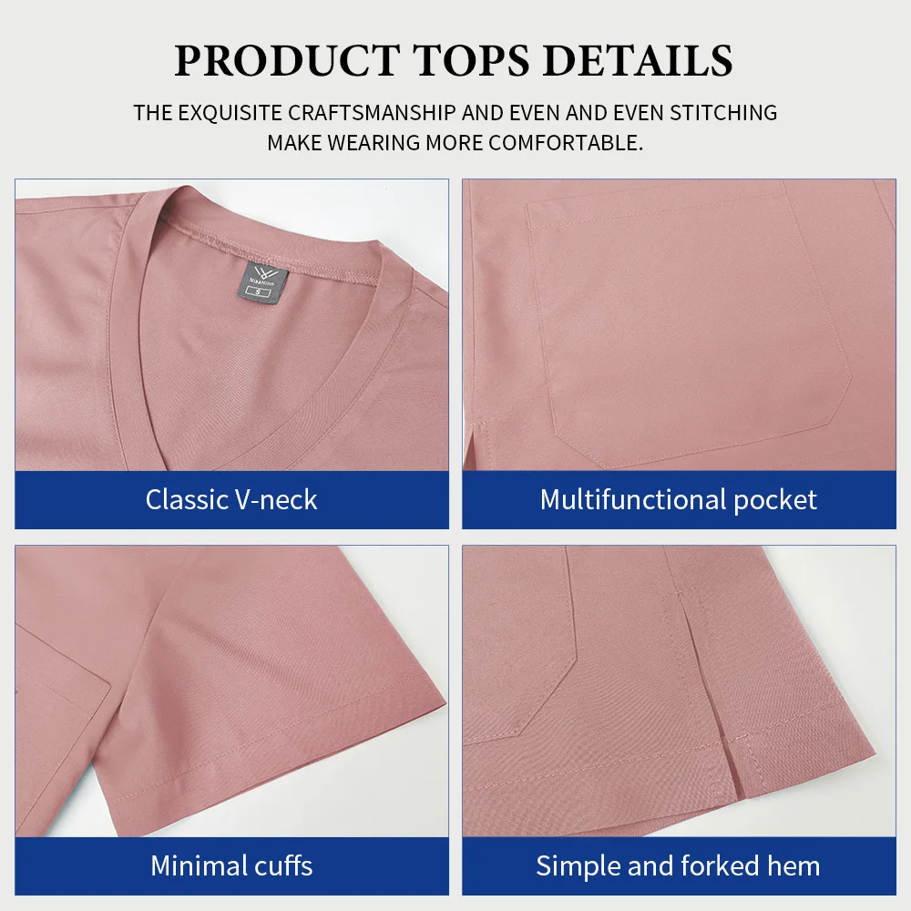 الجملة مستشفى طبيب ملابس العمل السريرية فرك مجموعة الزي الطبي التمريض القمم بانت مجموعة النساء الرجال الصيدلة العمل الزي الرسمي