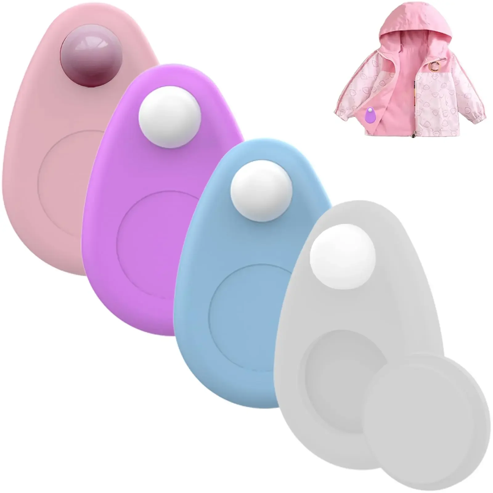 For Apple Airtag Holder for Kids AirTag Case with Safety Pin Hidden Anti-Theft GPS for Children, Elderly Luggage Tracker Case