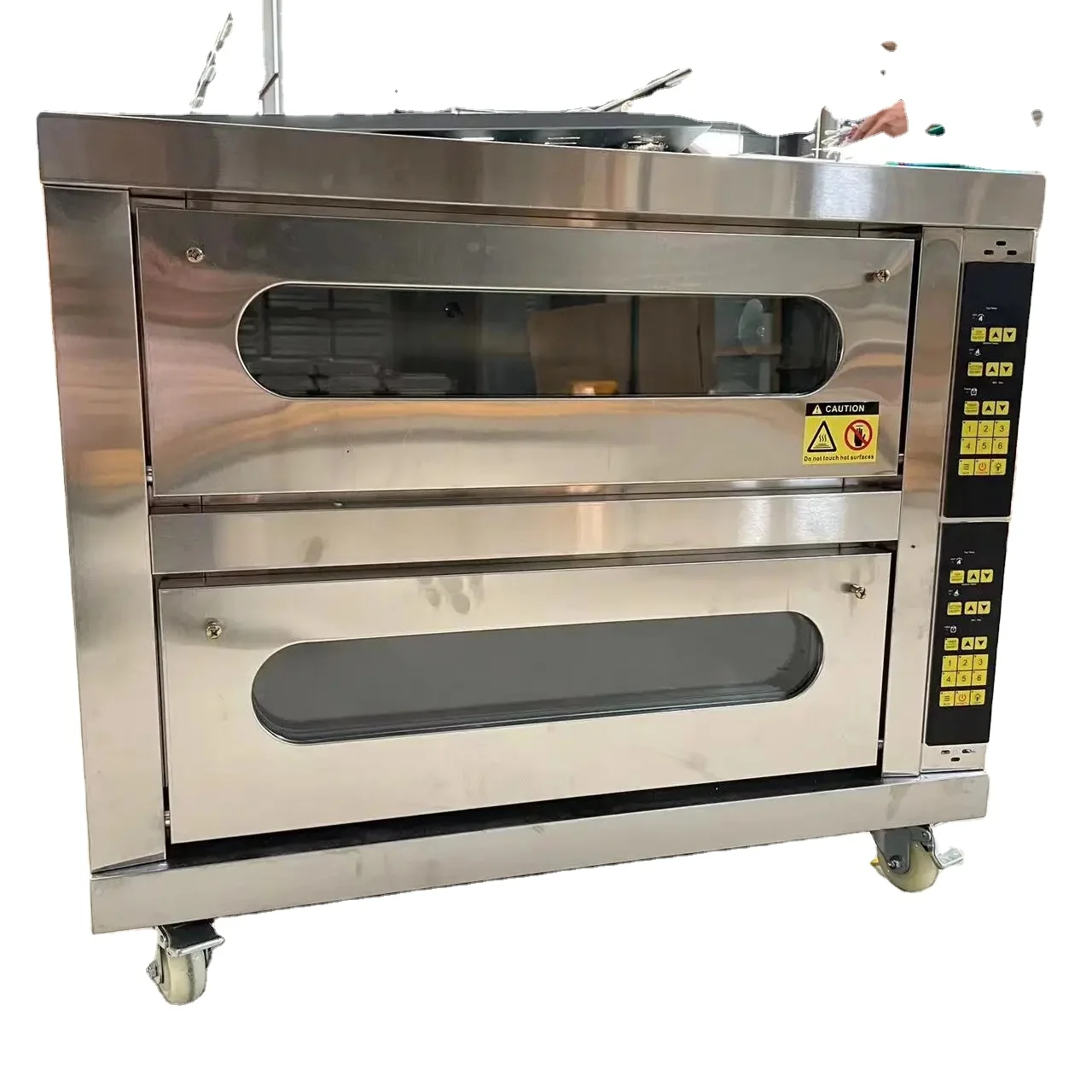 Youdo Machinery 3 Deck 3 Tray digital Baking Equipment Electric Deck Oven for Bakery