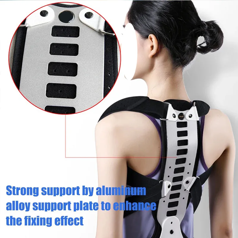 Adjustable Posture Corrector Back Support-for Hunched Back, Kyphosis and Vertebral Compression Fracture Men and Women