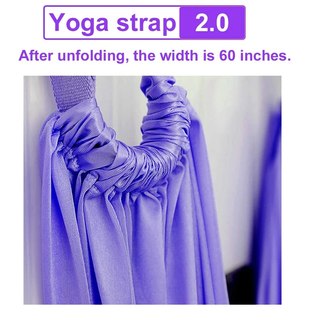 Yoga Strap for Stretching, Leg Stretcher Pilates Equipment for Home Gym,Back Bend Assist Trainer Waist Flexibility Workout Bands