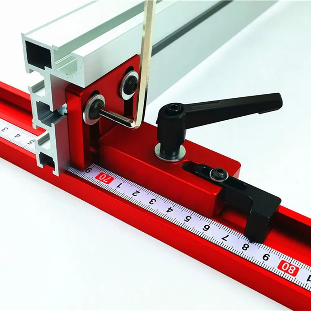 T-track Slot Connector Aluminium Miter Track Stopper (Red Serie) 35/45 Sliding Brackets Chute Woodworking Machinery Part Module