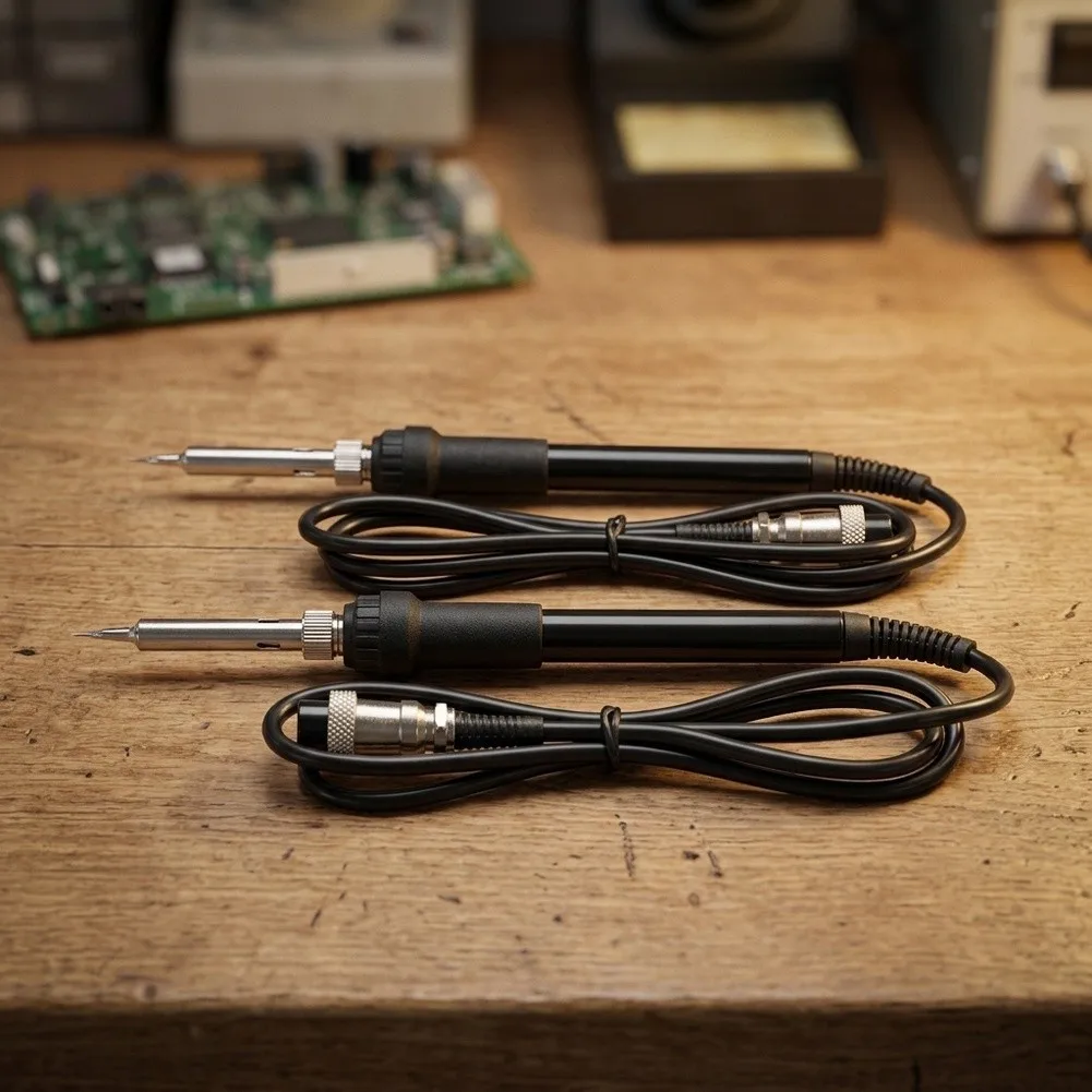 50W Soldering Iron Handle Replacement Pair Compatible with For 936W and 907 Heater Core Based Soldering Equipment