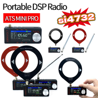 Upgraded V3S AMNVOLT Mini SI4732 DSP Radio Receiver FM AM SSB LSB USB Full Band Pocket Radio with Hi-Z Headphone Amplifier
