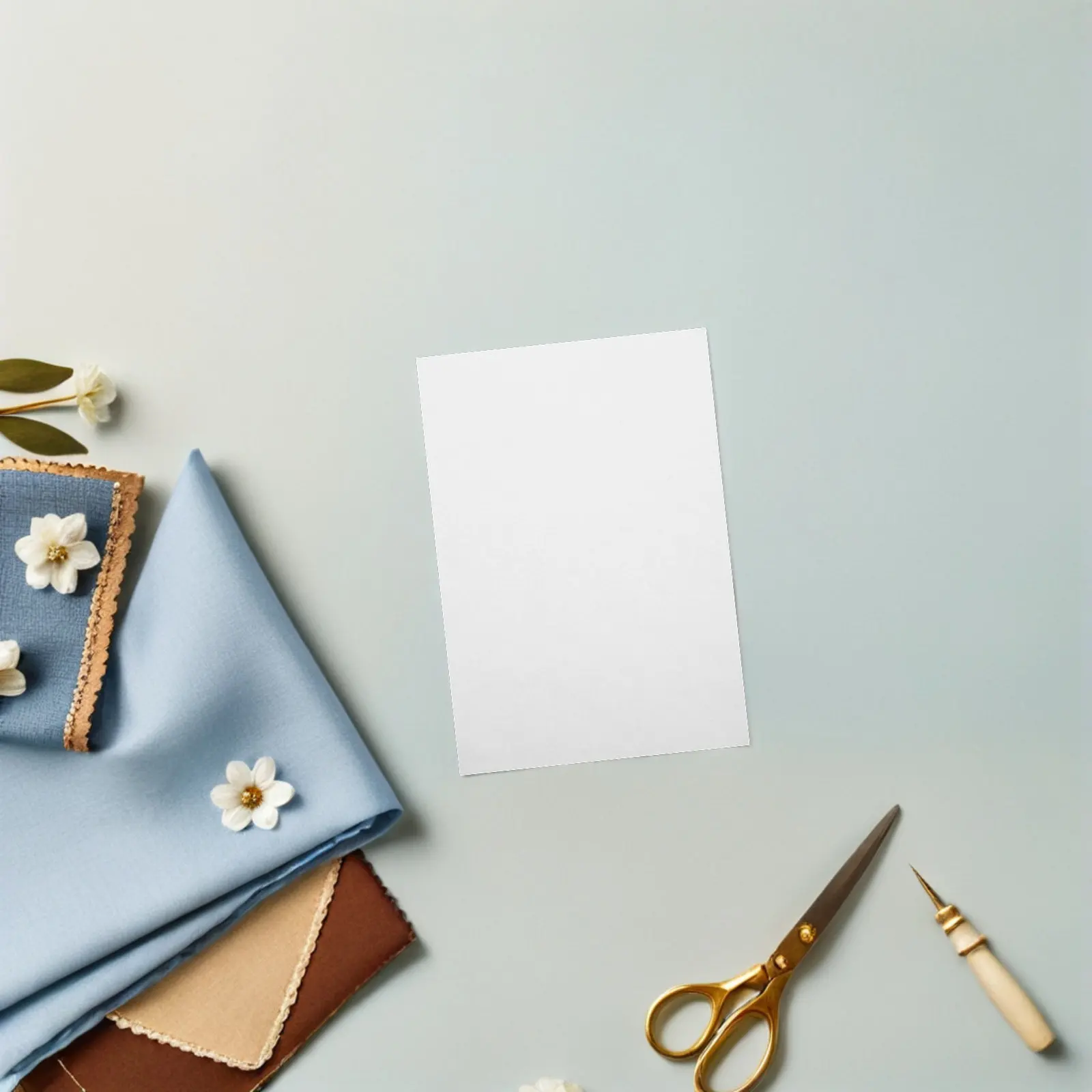 

10 Sheets Water Soluble Embroidery Stabilizer 8.3x5.9in Adhesive Nonwoven Fabric for Precise Pattern Transfer Washable Fabrics