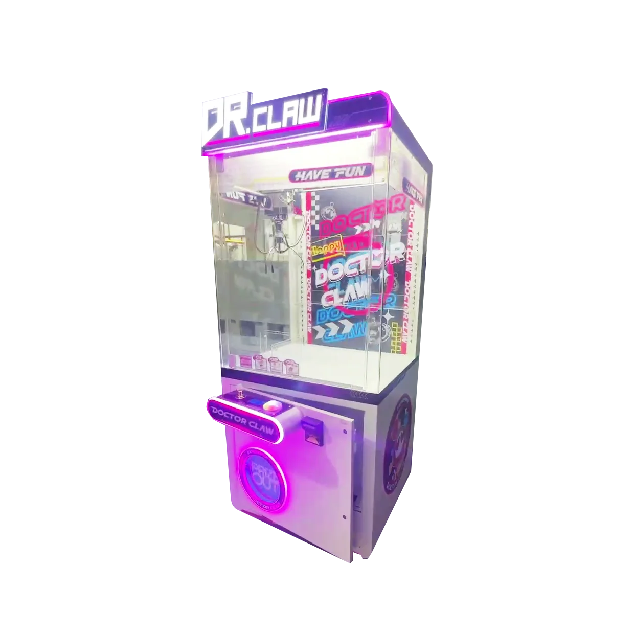 Small Bottle Claw Crane Machine Interesting Redemption Game Machine Coin Operated Amusement Claw Crane Redemption Game Machine