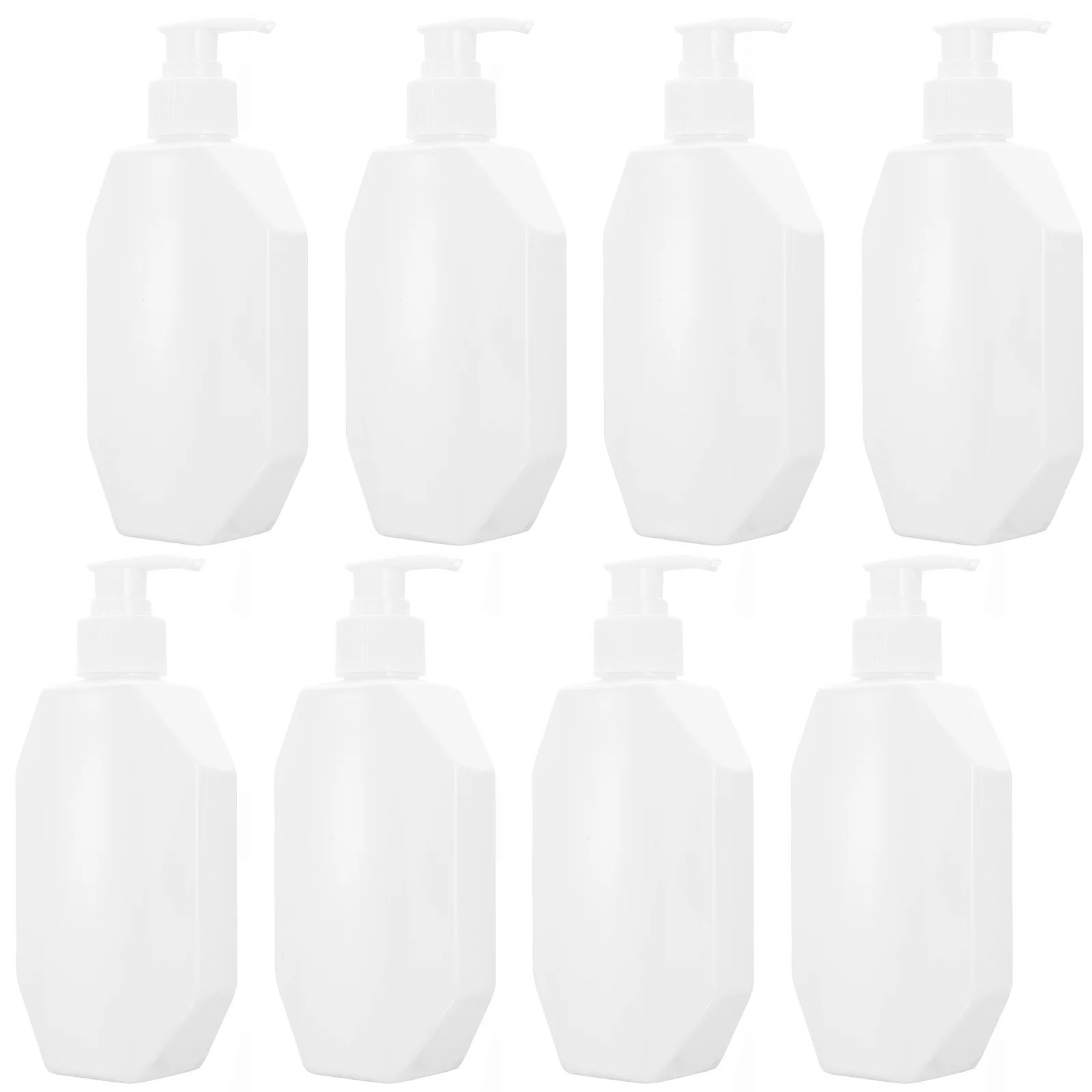 8 Stuks Shampoo Fles 300Ml Huisdier Lege Pomp Dispenser Hervulbare Reizen Lotion Container Voor Body Wash Gezicht Cleanser Zonnecrème