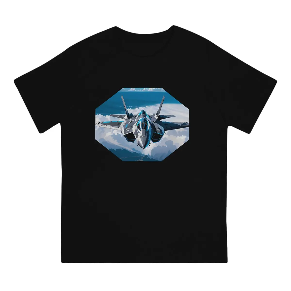 I Joint Strike Fighter Men T Shirt F35 Casual Tee Shirt Short Sleeve Round Neck T-Shirt Pure Cotton Gift Idea Clothing