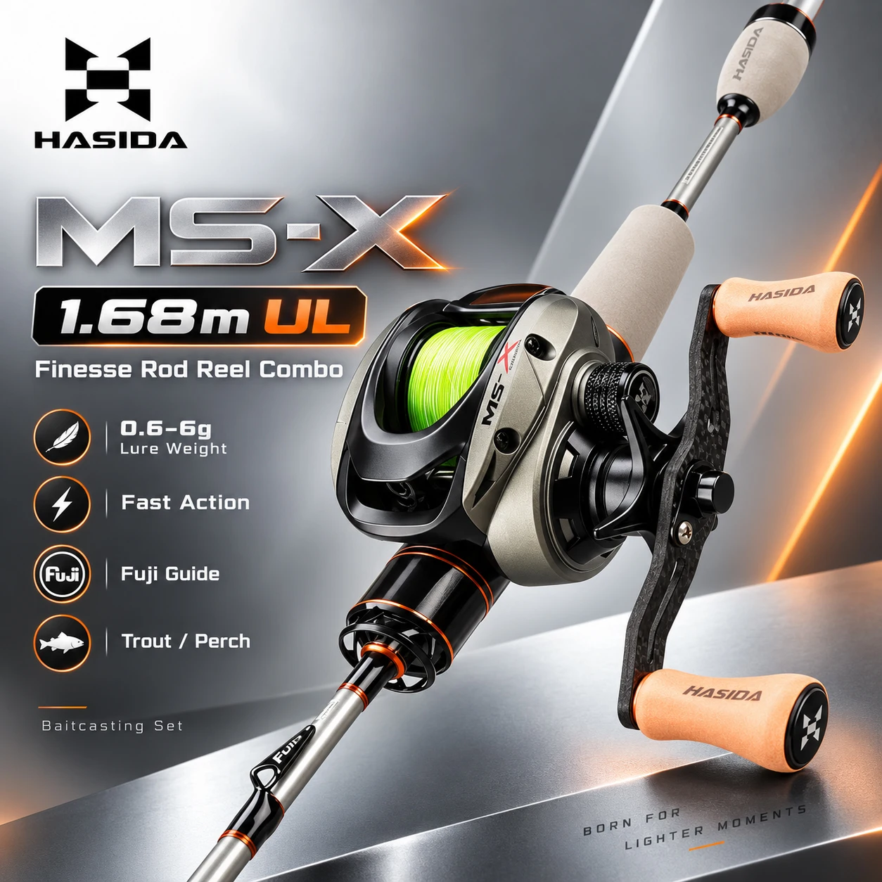 hasida-ms-x-168m-ul-combo-de-cana-de-pescar-y-carrete-06-6g-accion-rapida-finesse-spinning-baitcasting-set-fuji-guide-trucha-perca