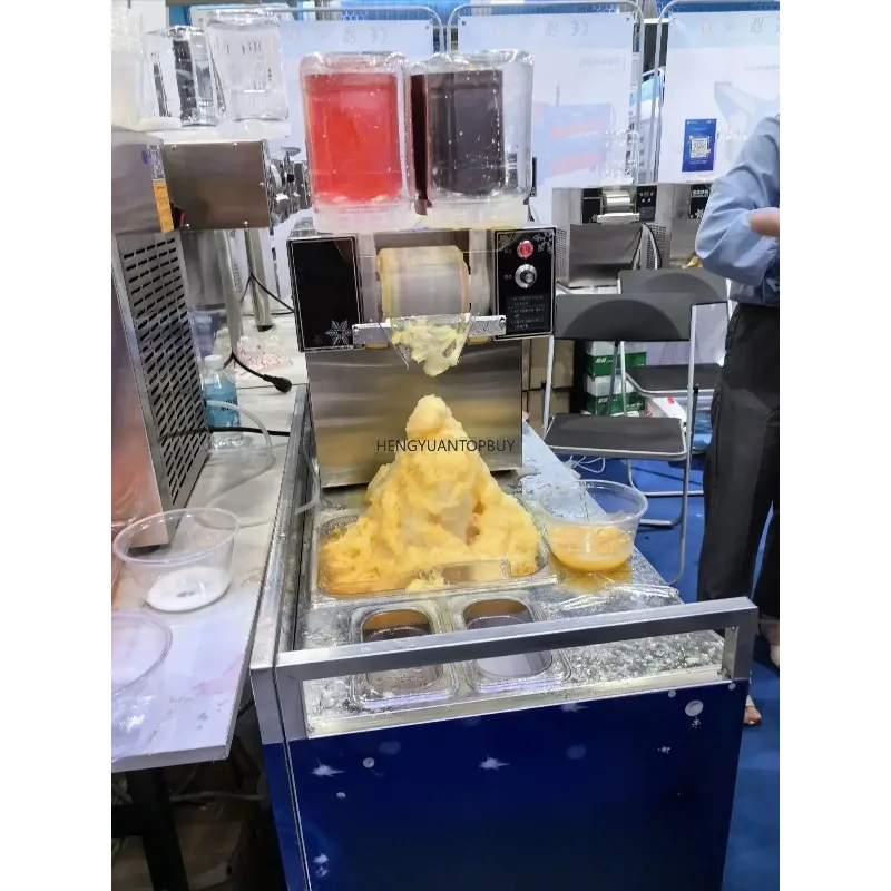 Qiaozhi New Taiwan Commercial Ice Shaver Razor Blade Machine Automatic Semi-automatic