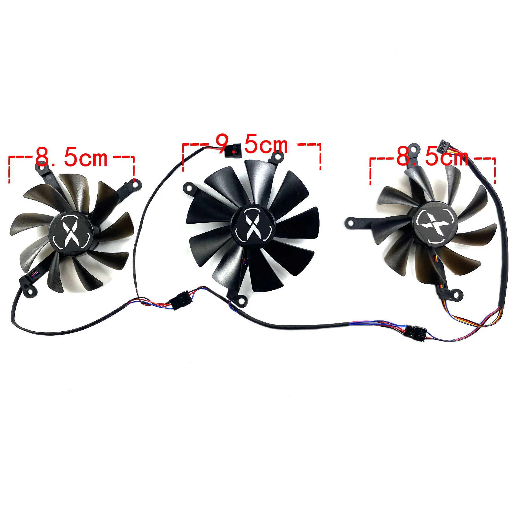 NEW For XFX Radeon RX6700 6700XT 6750XT Speedster MERC/Ultra Graphics Card Replacement Fan