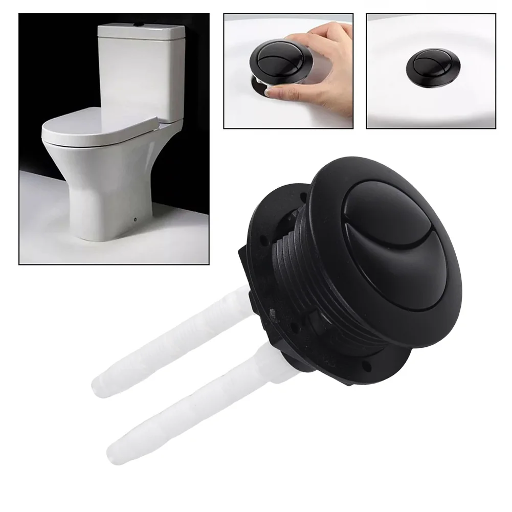 

38mm Round Valve Rod Toilet Button Dual Switch Bathroom Accessories Water Saving Toilet Tank Lid Home Improvement Accessories