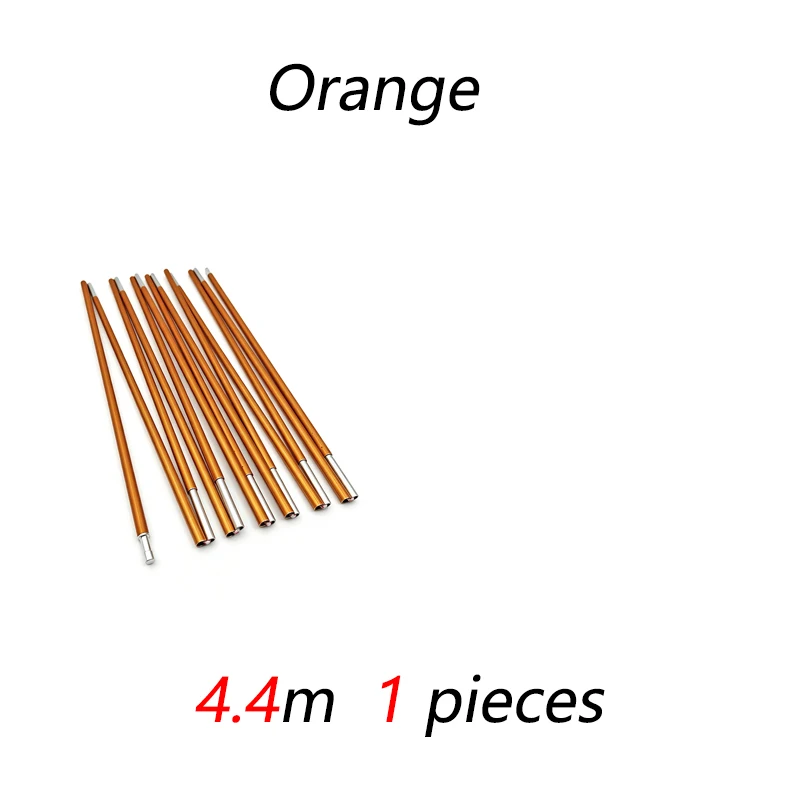 Zeltgestell-Ersatzteile: 8mm Aluminium-Zeltstange 3,6m 4m 4,4m – Reparaturzubehör für Outdoor-Camping-Fiberglas-Zeltstangen