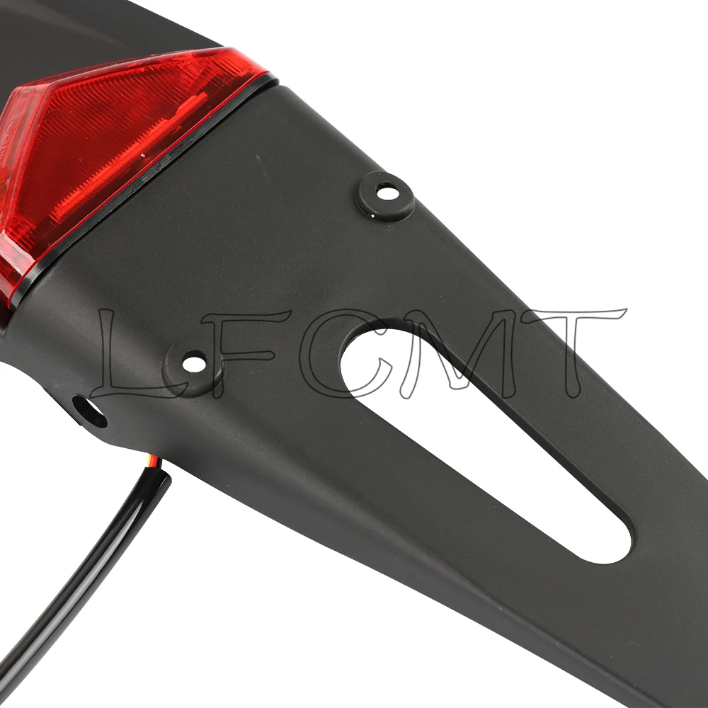 Fit for Honda CRF150F CRF250F CRF450F XR125R XR200R ETC Universal Motorcycle LED Taillight Rear Fender Brake Lamp Tail Light