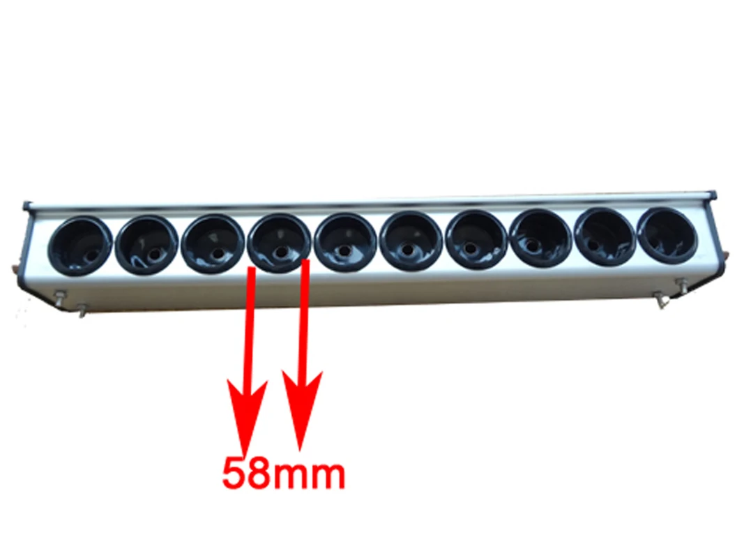 MISOL / manifold (10 holes, diameter: 58mm) for solar collector, for solar water heater