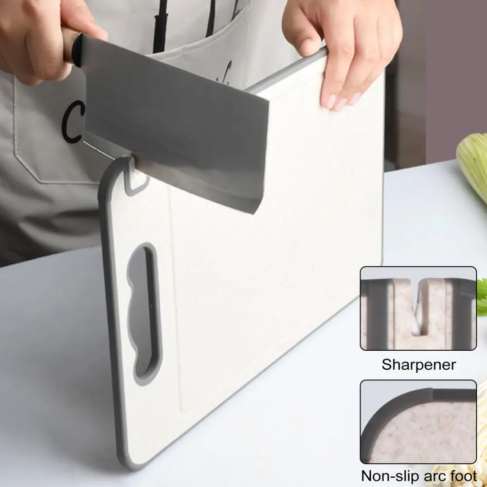 

Dishwasher Safe Chopping Block Spill-proof Cutting Board Durable Stainless Steel Cutting Board with Juice Groove for Chopping