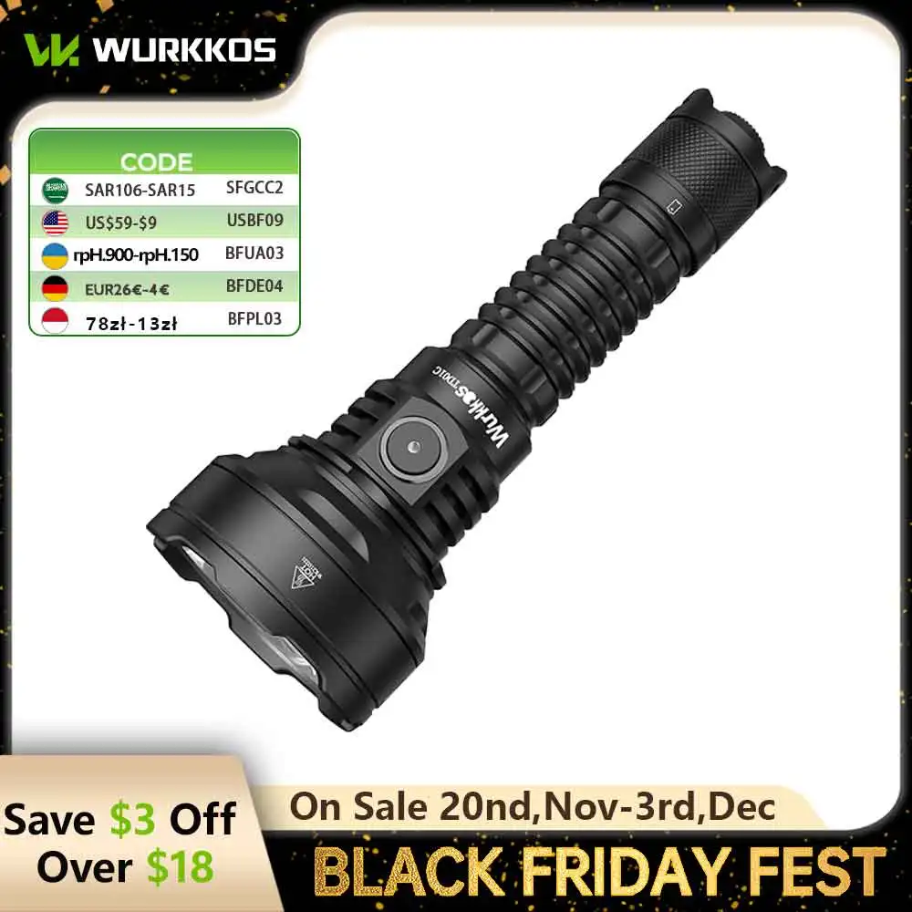 yZ[zWurkkos TD01C 21700 pdȖhq IPX8 obNhCu 1800LM [d LED Cg 1000 [gg[`fAXCb`