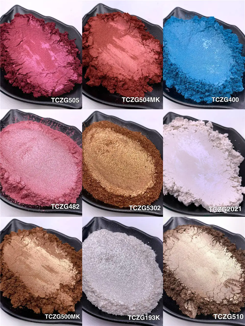 TCT-616 Pearlescent Pigment Mica Powder Nails Art Makeup Henna Tattoo Screen Printing Cosmetics Paint Chemicals Glass Fabric Use