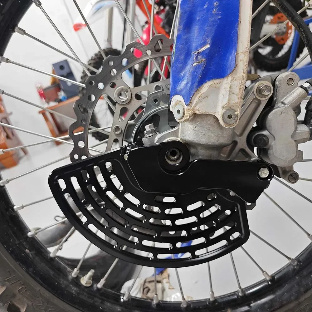 For Yamaha WR250F WR450F WR 250F 450F WR 250 F Motorcycle Accessories Front Brake Disc Guard Protector Fork Bottom Shoe Guard