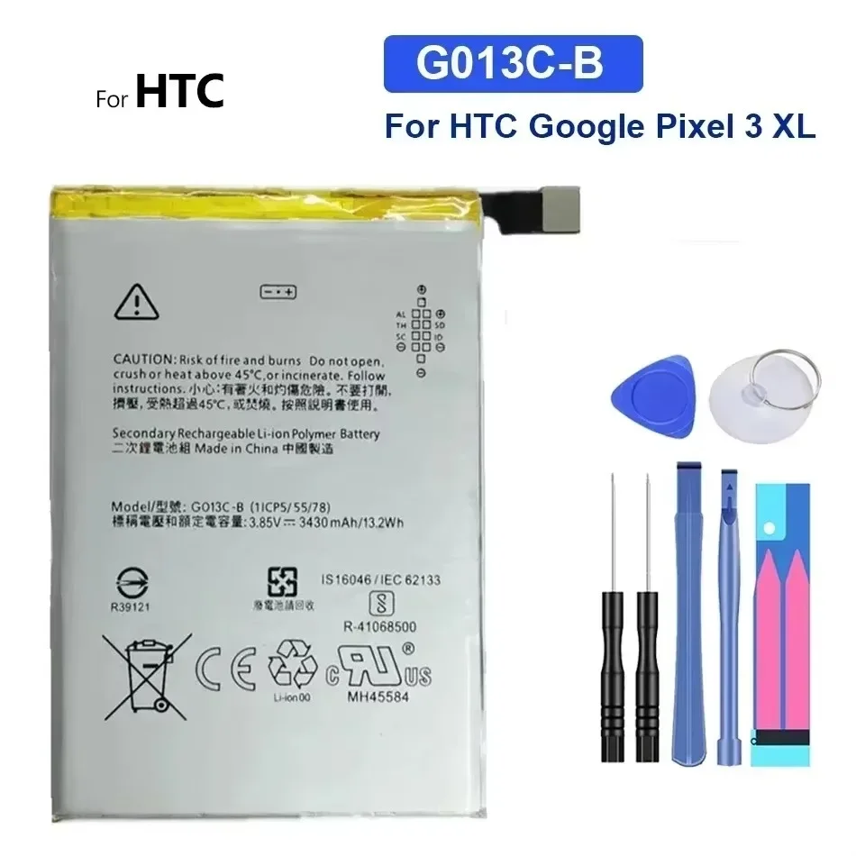 2915mAh-3700mAh Battery G020A-B G013A-B G020E-B G013C-B For HTC Google Pixel 3A XL 3 Lite G013B G013A Big Power Bateria