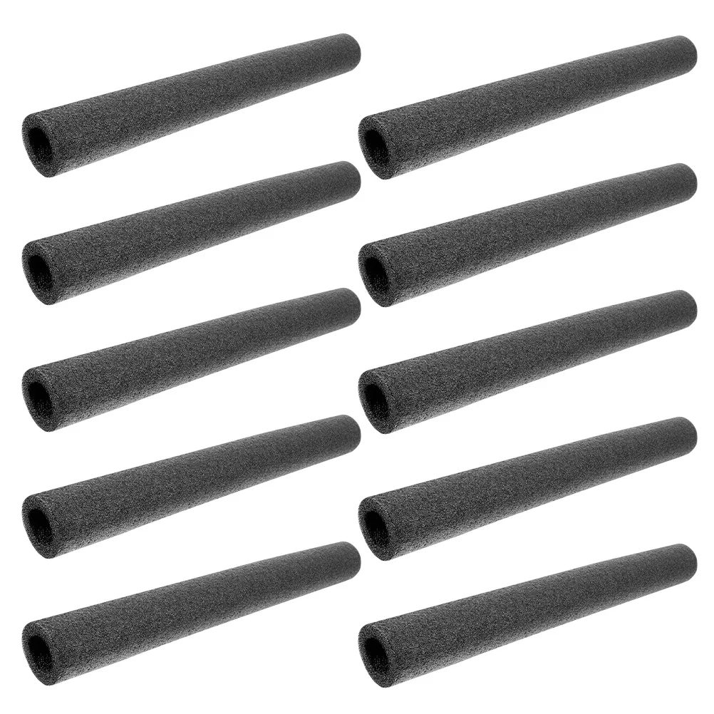 

10pcs Insulation Tube Sponge Pipe Sleeve Air Conditioning Water Black Car Exhaust Muffler Garage Padding Handle Grips Thick