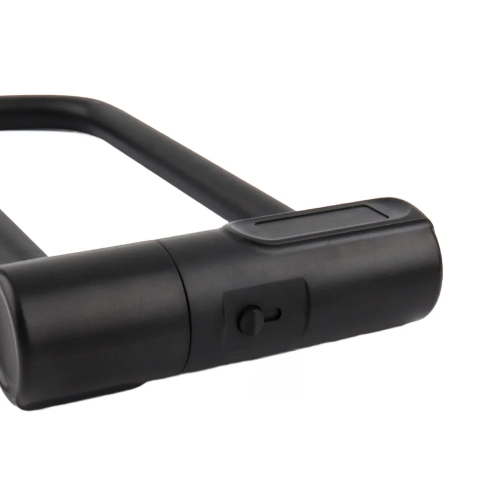 U Shape Lock for E Bike Motorcycle Bicycle 17mm Hardened Steel Shackle Waterproof ABS Shell PVC Coating Lightweight Design