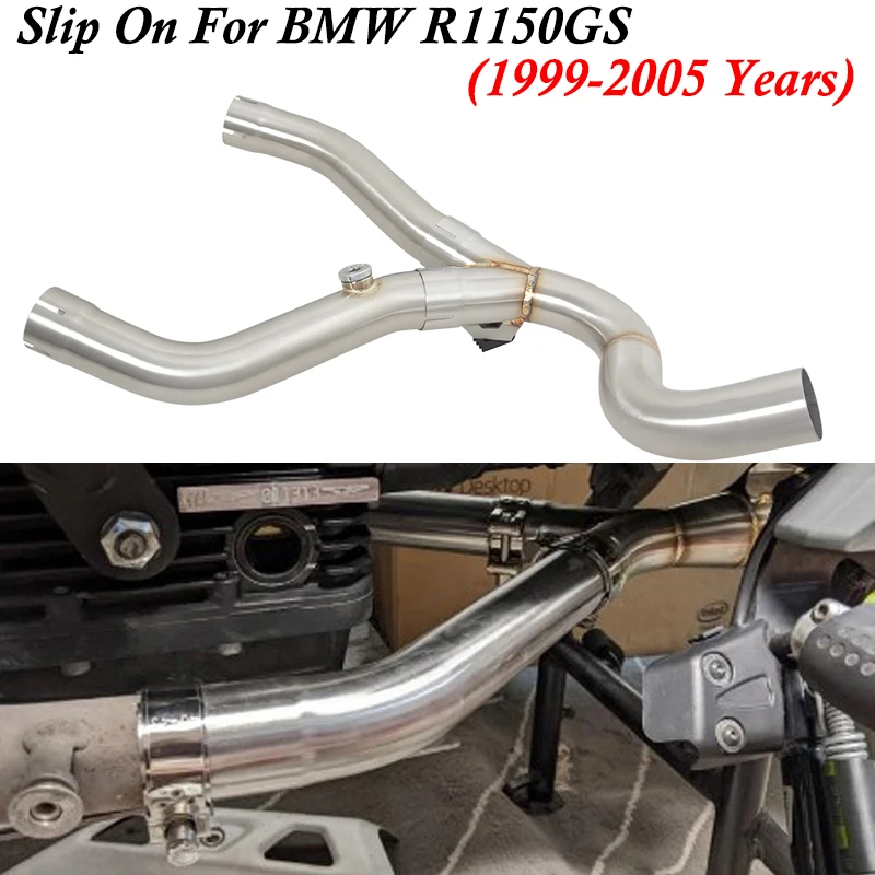 

Motorcycle Exhaust Escape Sytem Slip On For BMW R1150GS ADV R1150 GS R850R R1150R 1999 - 2005 Link Pipe Connect Original Muffler