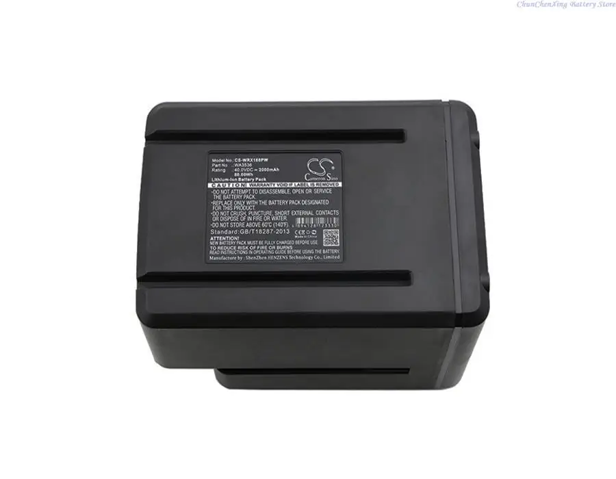 OrangeYu 2000mAh Power Tools battery WA3536 for Worx WG168E, WG268E, WG368E, WG568E, WG770E,WG776,WG268E.9,WG568E.9,WG168E.9