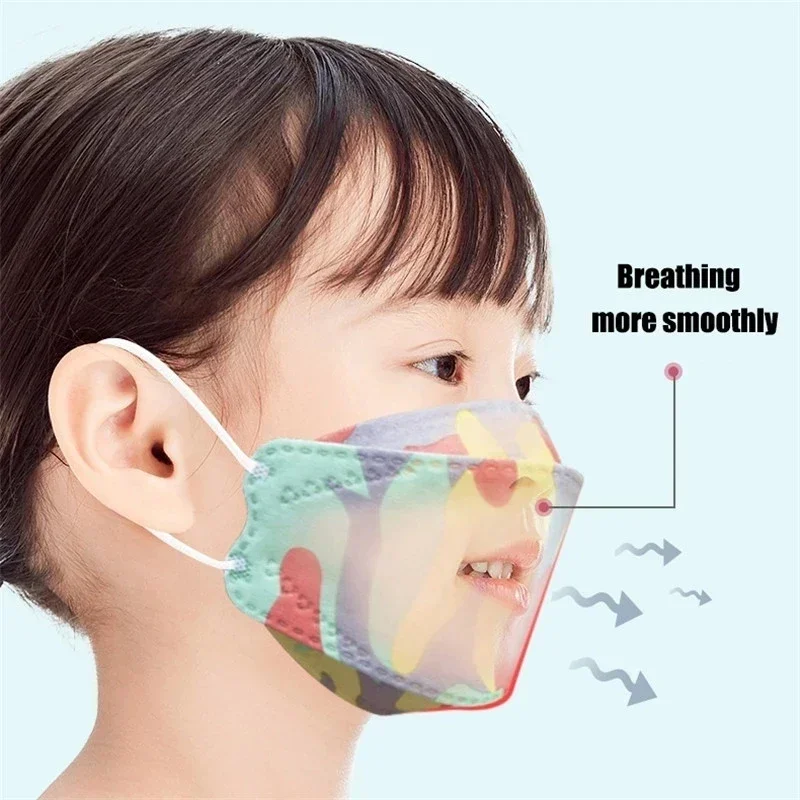 Child FFP2 KN95 Mask Kid 4-12 8-15Years Old Cartoons Masque Boys Girls Children Mascarillas CE Face Mask Safety fpp2