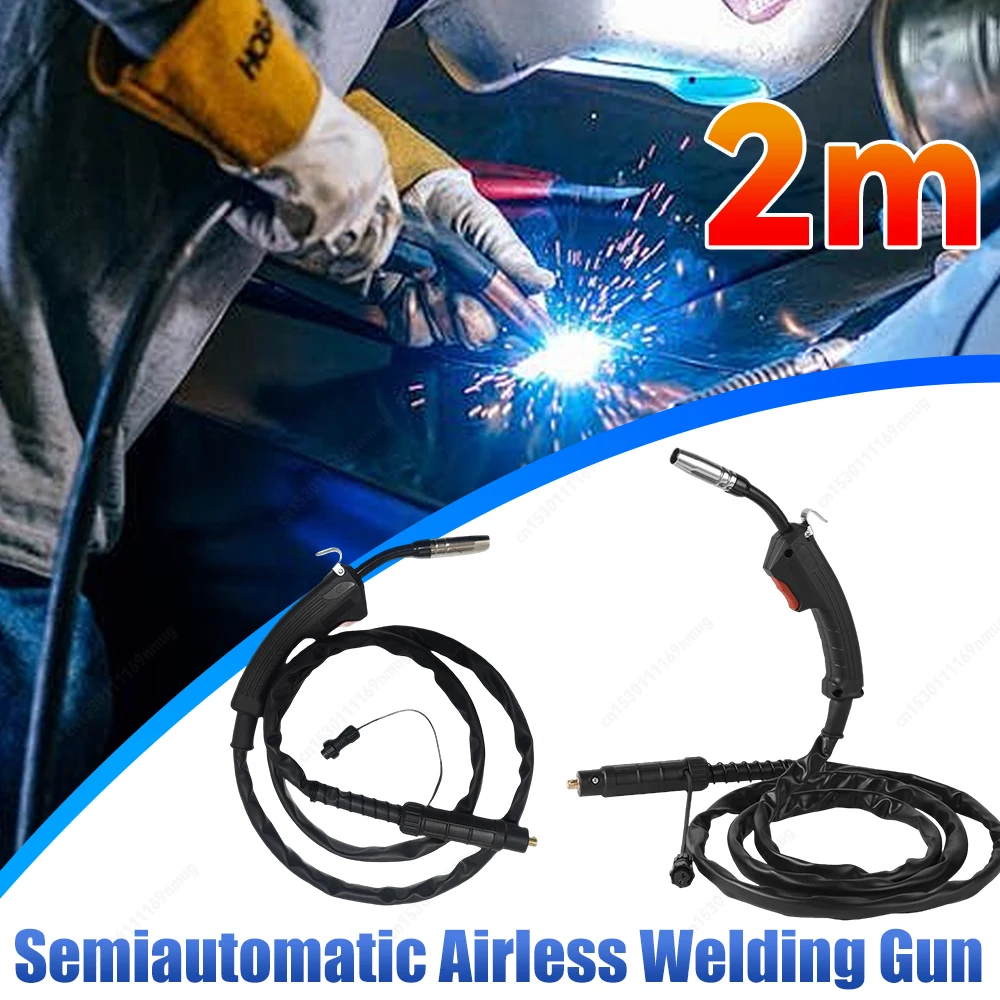 

Полуавтоматическая сварочная горелка F180 180A FLUX, 2 м, сварочный пистолет MIG, жало, небольшой сварочный аппарат, порошковая проволока