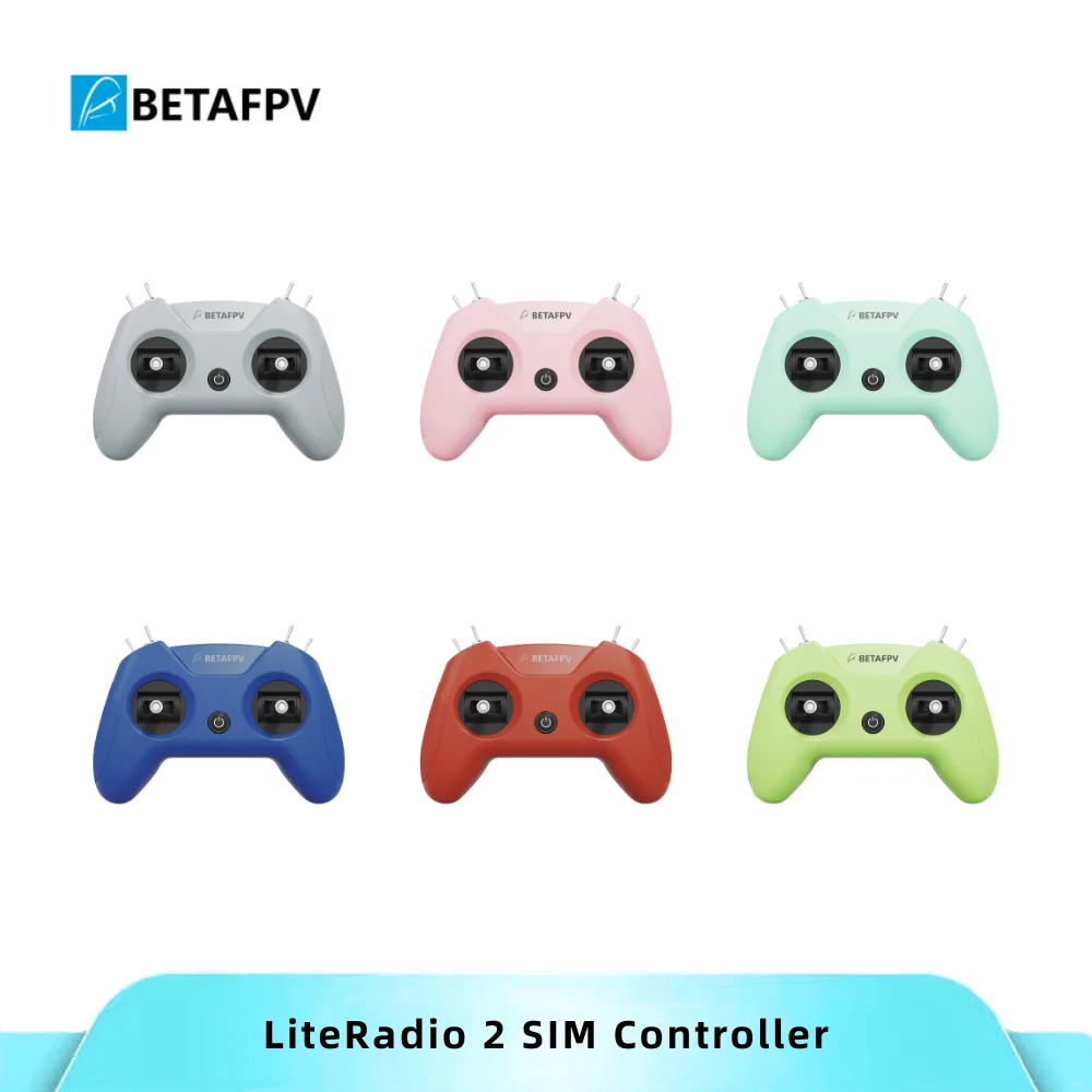 BETAFPV LiteRadio 2 SIM-Controller 8-Kanal-Simulator-Controller für DJI / Phoenic RC6 / AeroFlyRC8 / STEAM Emulator-Controller