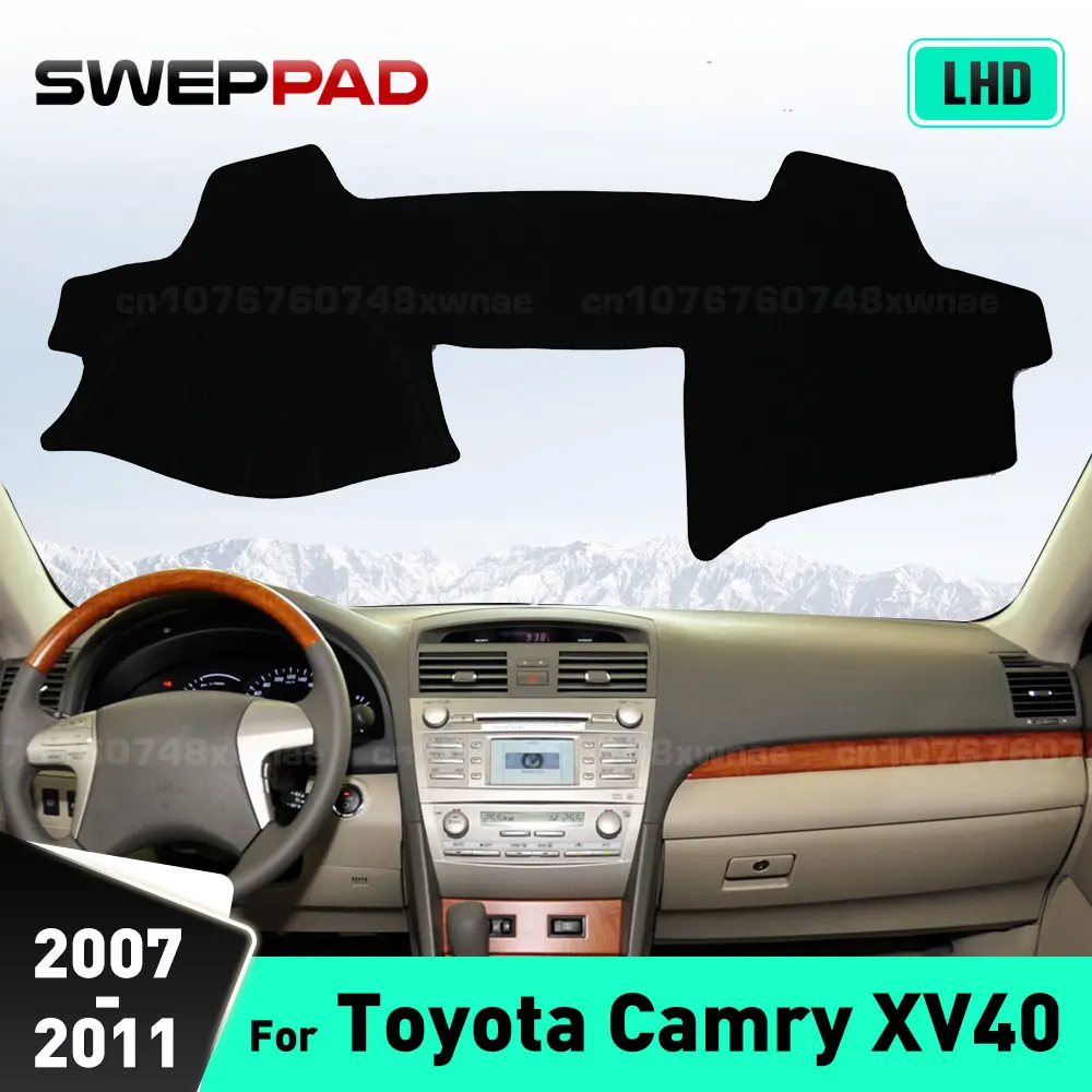 

For Toyota Camry XV40 2007 2008 2009 2010 2011 Car Dashboard Cover Dash Mat Sun Shade Anti-UV Carpets Car Accessories