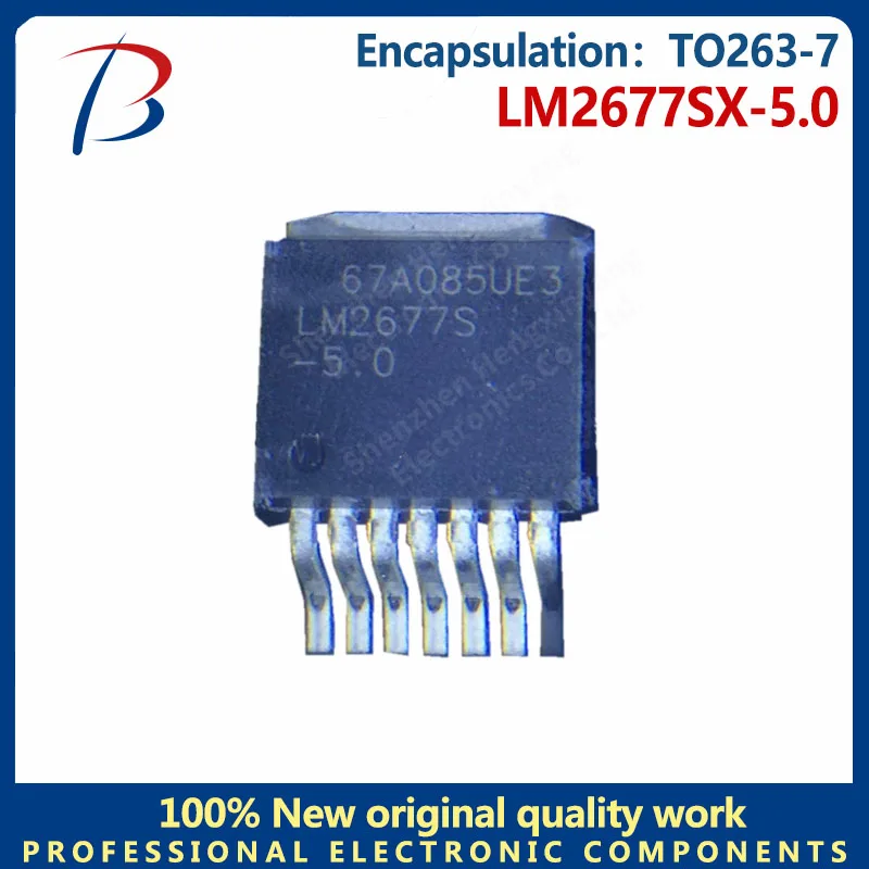 

10PCS LM2677SX-5.0 Шелкография LM2677S-5.0 Пакет TO263-7 Регулятор переключения 5V 5A