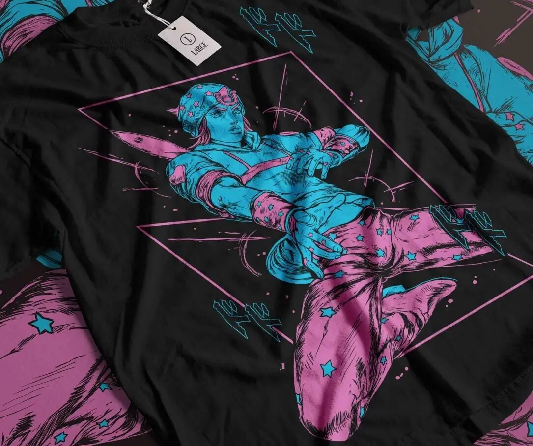 johny JoJo's Bizarre T-shirt Jotaro Kujo-JoJo's Bizarre Adventure Anime Shirt