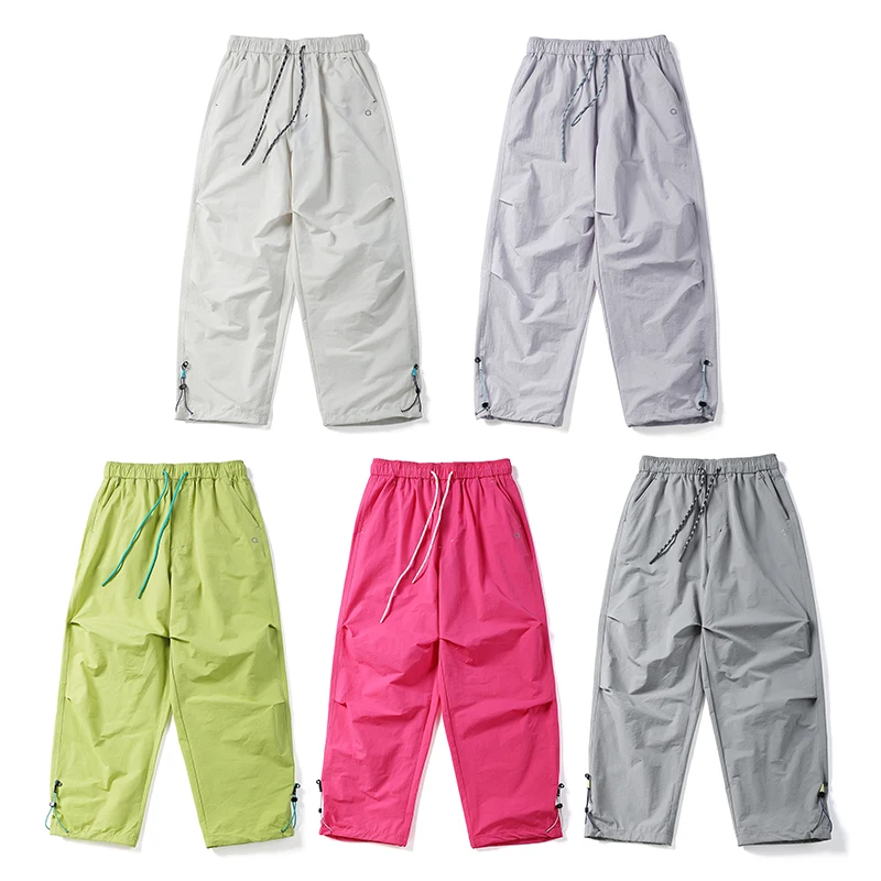 

Уличные водонепроницаемые спортивные брюки унисекс: свободные, повседневные, быстросохнущие, технологичные, карго, для пар, в уличном стиле