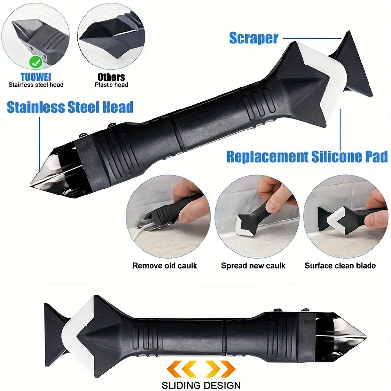 Sealing Tool with Head | Suitable for Sealing, and Scraping Glue, Durable Plastic Handle for Easy Use, Ergonomic Design