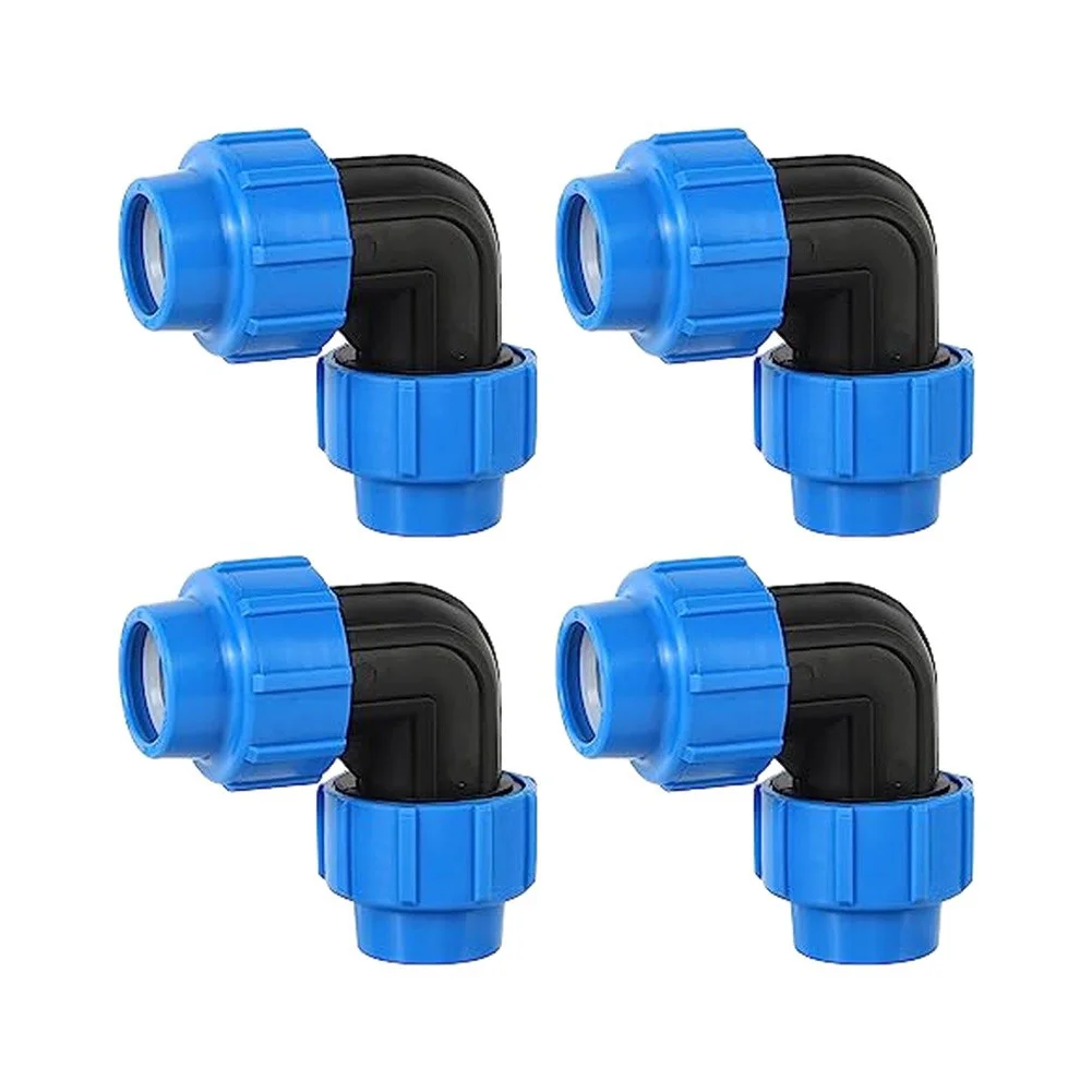 Screw TyFor PE 90 Degree For PE PiFor PE Angle Connector Pack of 4 for Use in 20 25 and 32 mm Potable Water Installations