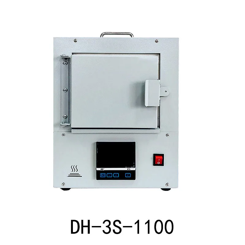 DH-3S-1100 2KW piccolo forno elettrico da laboratorio 220V forno a fibra ceramica chiuso 1100 ℃