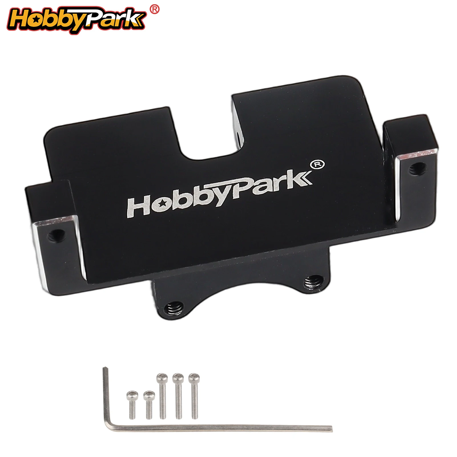 Support de montage de servo HobbyPark amélioré pour servos 08MA HobbyPark, compatible avec les crawlers SCX24 1/24, fixation de moteur améliorée