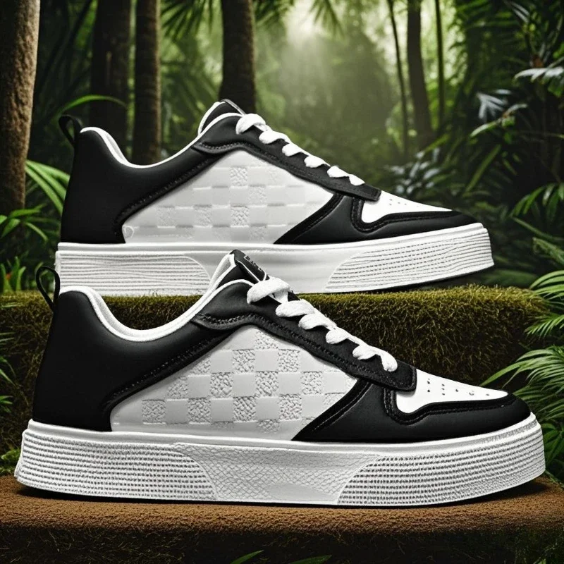 Мужская летняя дышащая спортивная повседневная обувь, маленькая белая модная универсальная мужская летняя обувь с низким берцем и подошвой из ЭВА, резиновая обувь для лица