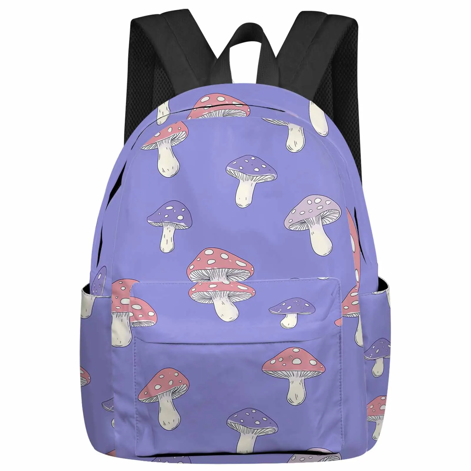 

Mushroom Hand Drawn Lines With Dots Large Capacity Backpack Men Laptop Bags High School Teen College Girl Student Mochila