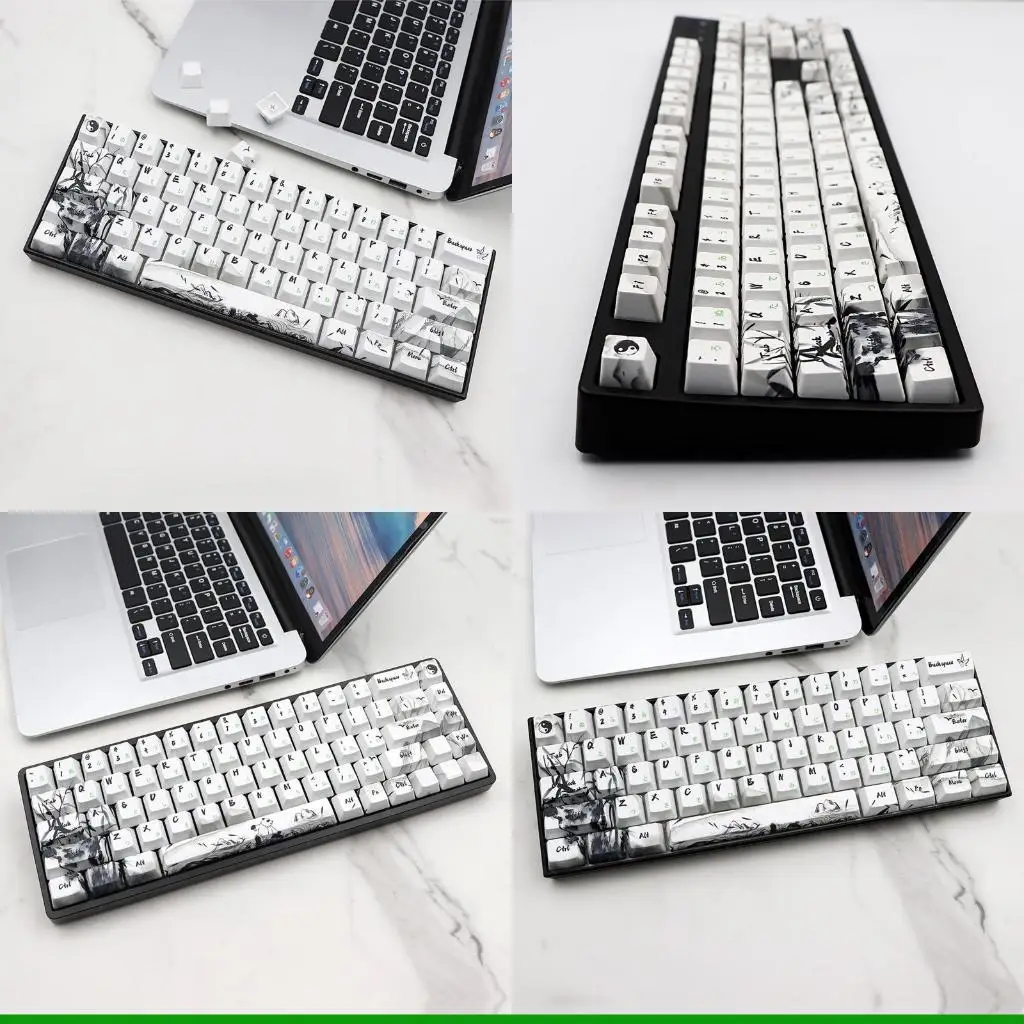 

U55C PBT Dye Sub Sublimation Japanese Keycaps For 61 64 68 104 108 Keys Mechanical