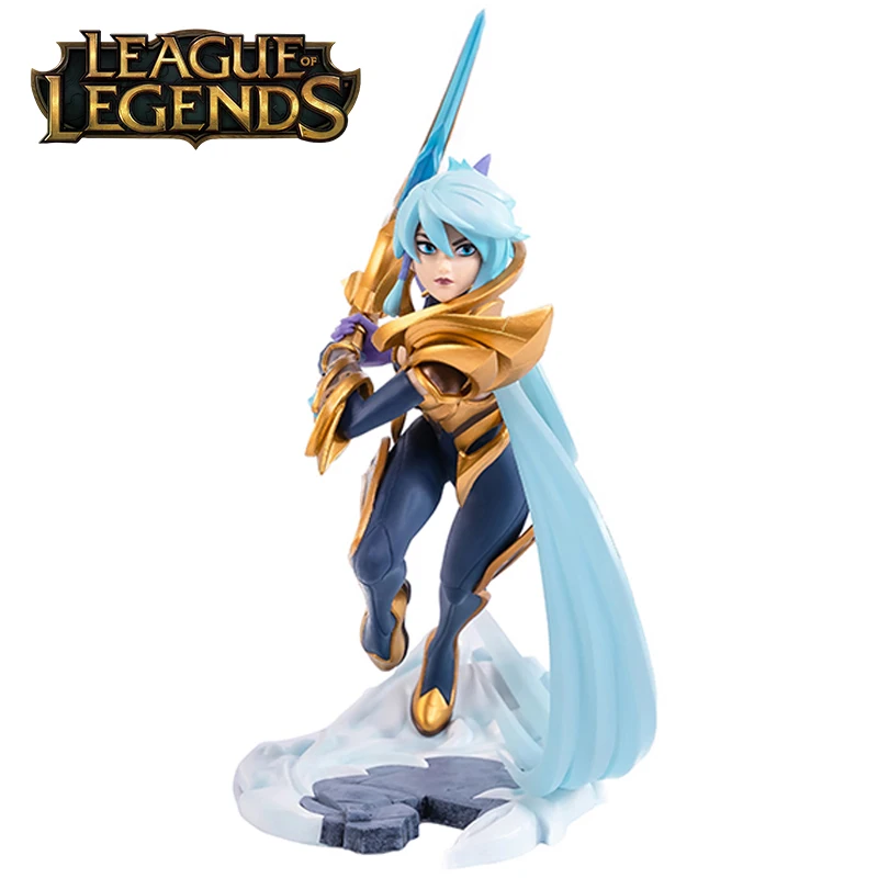 

In Stock Genuine Original League of Legends Dawnbringer Riven Anime Figure PVC Collectible Model Dolls Statuette Ornament Gift