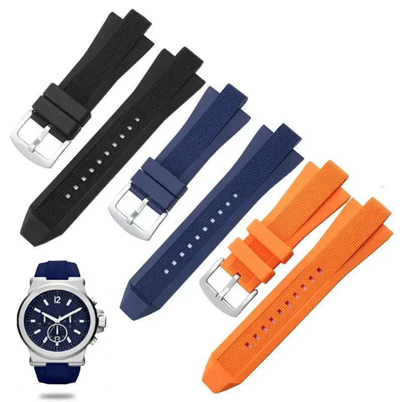 Natural Soft Silicone Rubber Watch Band For Fits Michael Kors Replacement MK9019 MK8295 MK8492 MK9020 Men's Watch 29*13mm Straps