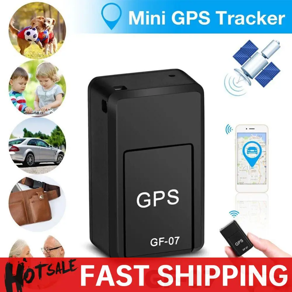 GF-07 GPS Tracker Magnetic Children Anti-lost Locator Daily Waterproof SIM Message Positioner Car Kids GSM GPRS Automobile Parts