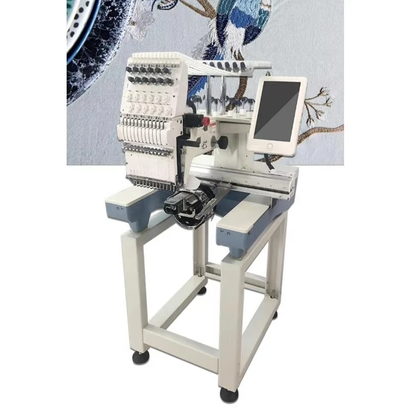 Computerized Embroidery Machine With Large Embroidery Area For Cap Garment And Home Textile Production